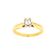 Pre Owned 18ct Princess Cut Diamond Solitaire Ring ZN465